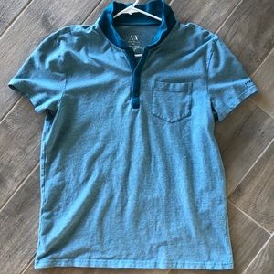 Men’s Armani XL Teal Polo 👕